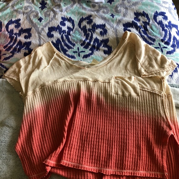 Free People Dip Dye Top - Picture 3 of 4